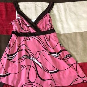 Maurices Tops - Pink and brown dress top Maurices Tops - Pink and brown dress top